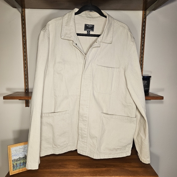 Todd Snyder White Denim Chore Coat XL - Picture 2 of 6